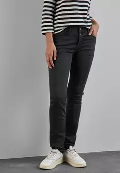 Джинсы облегающего кроя IM CASUAL FIT Street One, черный