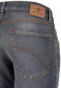 Джинсы облегающего кроя JEANS HENRY Club of Comfort, серый