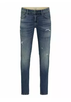 Джинсы облегающего кроя JJILIAM JJCOLE Jack & Jones, синий деним