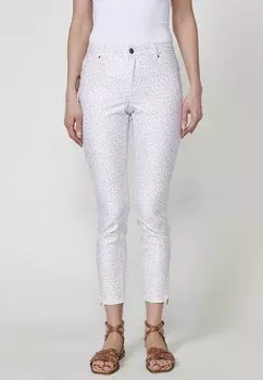 Джинсы облегающего кроя Koroshi, белый