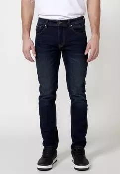 Джинсы облегающего кроя Koroshi, темно-синий