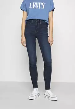 Джинсы облегающего кроя Levi's 721 High Rise, темно-синий