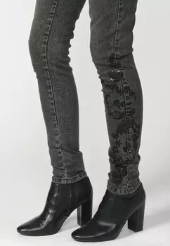 Джинсы облегающего кроя LONG Koroshi, черный