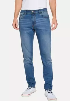 Джинсы облегающего кроя LURENTO Babista, синий