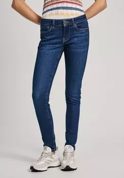 Джинсы облегающего кроя LW Pepe Jeans, синий деним