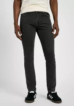 Джинсы облегающего кроя MALONE Lee, черный деним