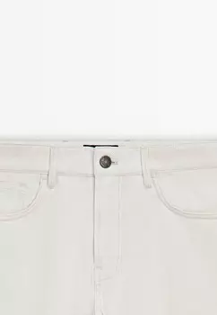 Джинсы облегающего кроя Massimo Dutti, белый