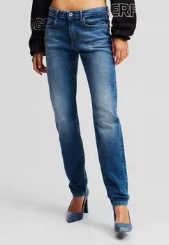 Джинсы облегающего кроя MID-RISE Karl Lagerfeld Jeans, синий