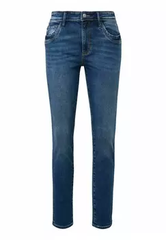 Джинсы облегающего кроя MID RISE s.Oliver, синий