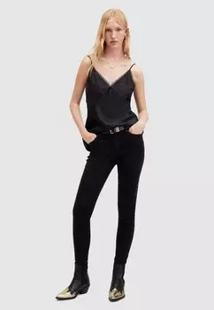 Джинсы облегающего кроя MILLER AllSaints, черный