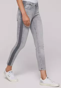 Джинсы облегающего кроя MIT SEITENSTREIFEN Soccx, серый