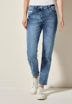 Джинсы облегающего кроя MIT TURN-UP DETAIL Cecil, синий