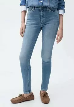 Джинсы облегающего кроя NEWISA Mango, цвет Medium Blue
