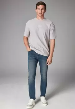 Джинсы облегающего кроя Next, синий