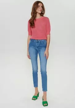 Джинсы облегающего кроя NUSIDNEY LIGHT BLUE Nmph, светло-голубой