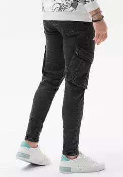 Джинсы облегающего кроя Ombre, черный