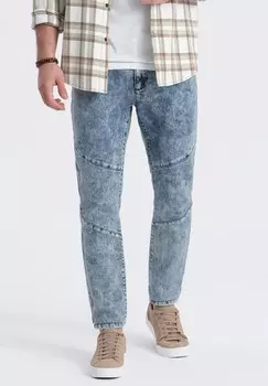 Джинсы облегающего кроя PAD Ombre, синий деним