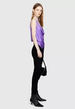 Джинсы облегающего кроя PAPEETE Sisley, черный