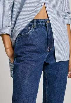 Джинсы облегающего кроя Pepe Jeans, синий деним