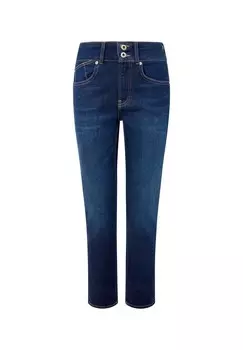 Джинсы облегающего кроя Pepe Jeans, синий деним