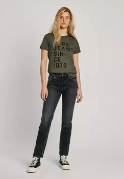 Джинсы облегающего кроя Pepe Jeans, синий деним