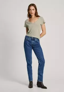 Джинсы облегающего кроя Pepe Jeans, синий деним