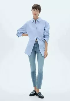 Джинсы облегающего кроя PUSHUP Mango, синий