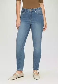 Джинсы облегающего кроя QS, светло-голубой деним