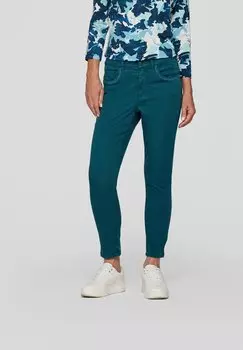 Джинсы облегающего кроя Rabe, сине-зеленый