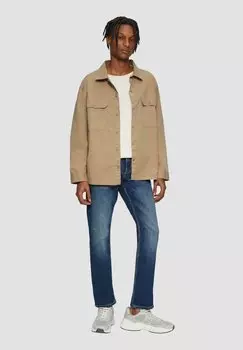 Джинсы облегающего кроя RICK MID RISE QS, деним