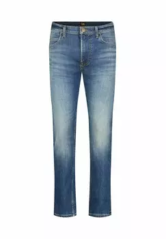 Джинсы облегающего кроя RIDER Lee, синий деним