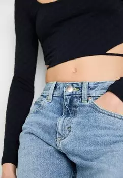 Джинсы облегающего кроя RIDER Lee, темно-синий деним