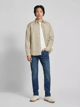 Джинсы облегающего кроя с эффектом поношенности, модель «SJBO» Marc O'Polo, темно-синий