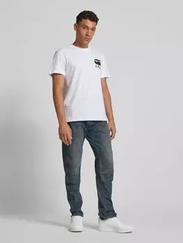 Джинсы облегающего кроя с эффектом поношенности, модель «MOTO CROSS 3D» G-Star Raw