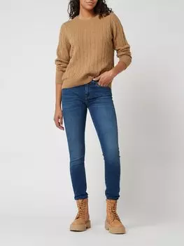 Джинсы облегающего кроя с эластичной отделкой 7 For All Mankind, синий