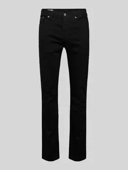Джинсы облегающего кроя с этикеткой, модель «511» Levi's, черный