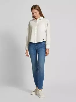 Джинсы облегающего кроя с пятью карманами, модель «JACKIE MR 4.0» BOSS Orange, синий