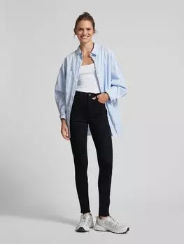 Джинсы облегающего кроя с пятью карманами, модель «NORA» Tommy Jeans, черный