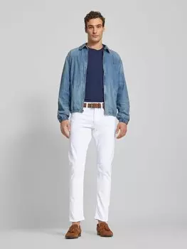 Джинсы облегающего кроя с пятью карманами, модель «SULLIVAN» Polo Ralph Lauren, белый