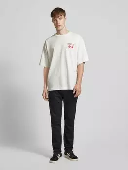 Джинсы облегающего кроя с пятью карманами, модель «SCANTON» Tommy Jeans, черный