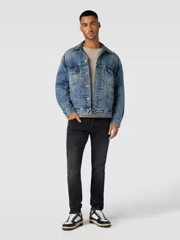 Джинсы облегающего кроя с пятью карманами, модель «GLENN» Jack & Jones, черный