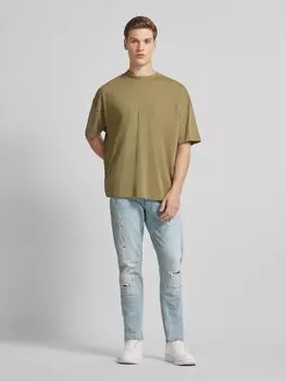 Джинсы облегающего кроя с пятью карманами, модель «GLENN» Jack & Jones, светло-голубой