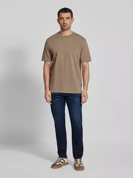 Джинсы облегающего кроя с пятью карманами, модель «ONYX» BOSS Orange