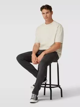 Джинсы облегающего кроя с пятью карманами, модель «GLENN» Jack & Jones, черный
