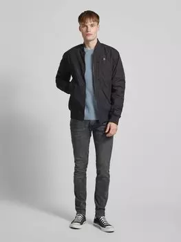 Джинсы облегающего кроя с пятью карманами, модель «LIAM» Jack & Jones, антрацит