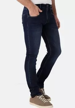 Джинсы облегающего кроя SCHMALE PASSFORM GRSSE IN ZOLL Six Valves, синий