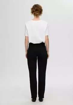 Джинсы облегающего кроя Selected Femme, черный