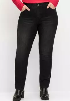 Джинсы облегающего кроя Sheego, цвет Black Denim