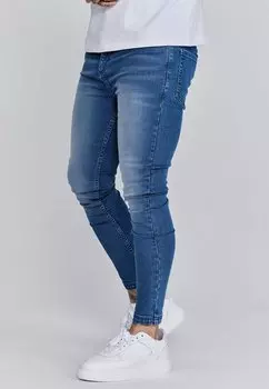 Джинсы облегающего кроя SIKSILK, синий