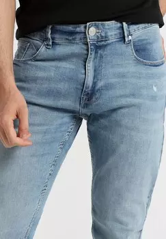 Джинсы облегающего кроя Six Valves, синий